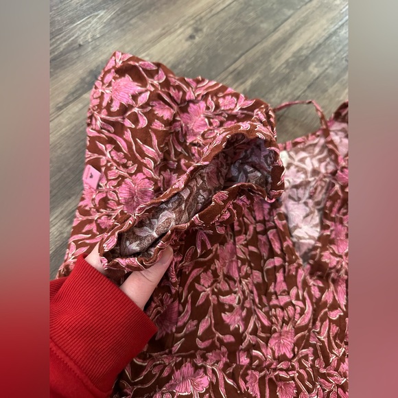 Women’s Universal Threads Goods Co XXL Pink Floral Dress - Picture 6 of 7